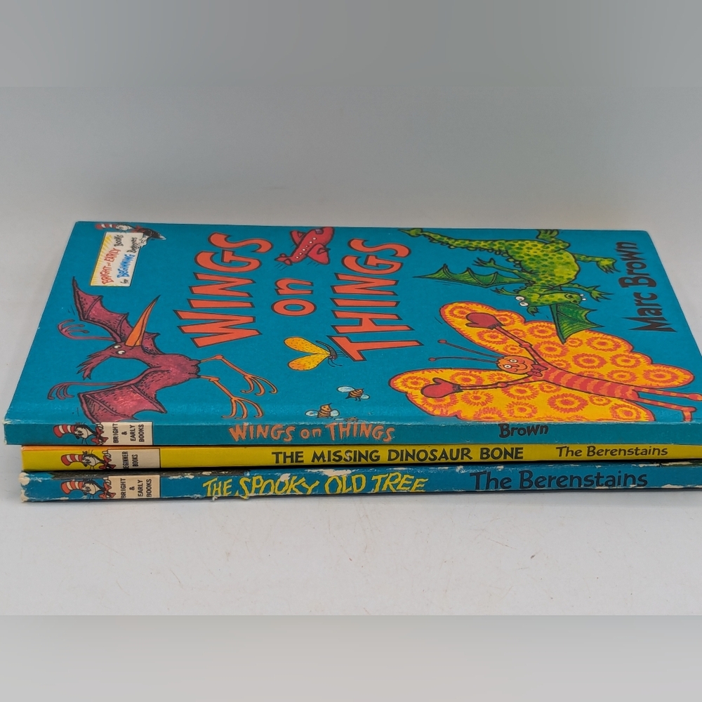Three Vintage Bright Early Books For Beginner Readers